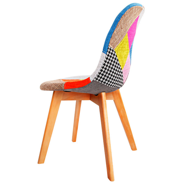 Set of 2 Replica Eames Dining Chairs Fabric