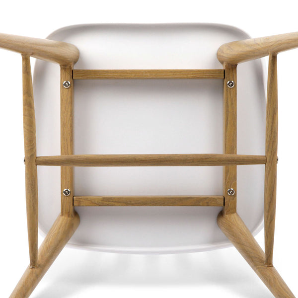 Set of 2 Windsor Replica Dining Chairs - White