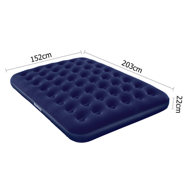 Bestway Queen Inflatable Air Mattress Bed Blue