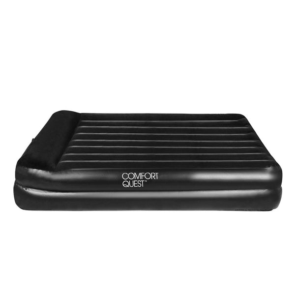 Bestway Inflatable Flocked Mattress Queen w/ Electric Pump