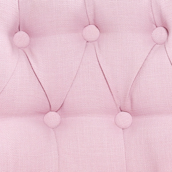 Lorraine Chair French Provincial Kid Fabric Sofa Pastel Pink