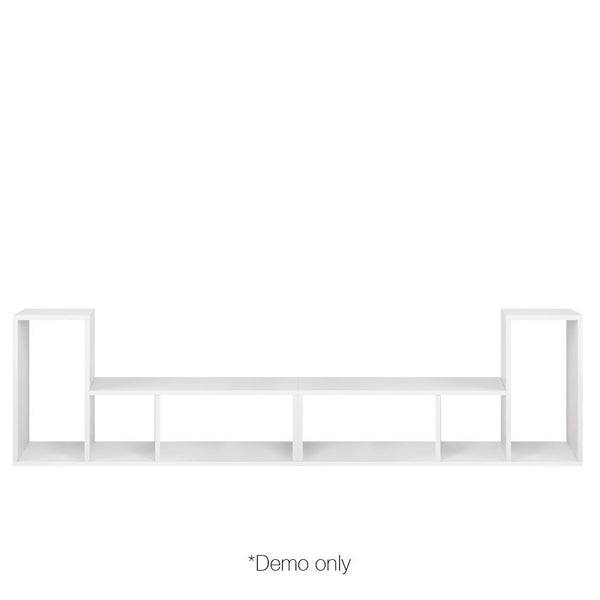 DIY L Shaped Display Shelf - White