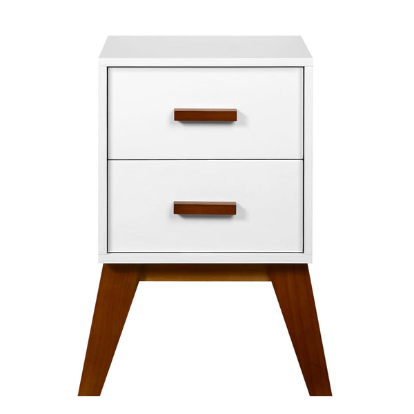 Scandinavian Bedside Table Matt White
