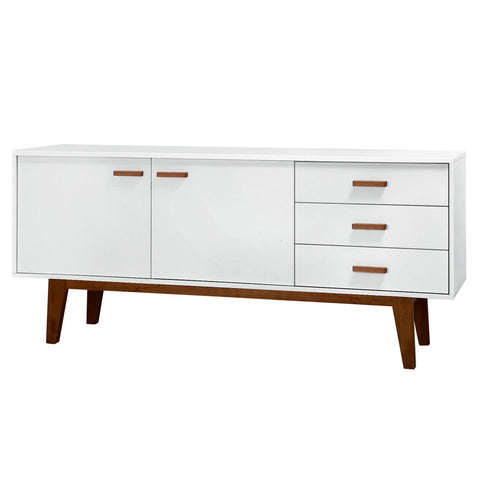 Sideboard Storage Cabinet Dresser w/ Drawers Matt White