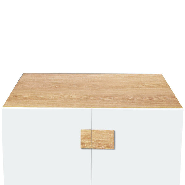 Buffet Sideboard Storage Table Cabinet White