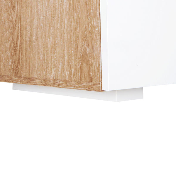 Buffet Sideboard Storage Table Cabinet White
