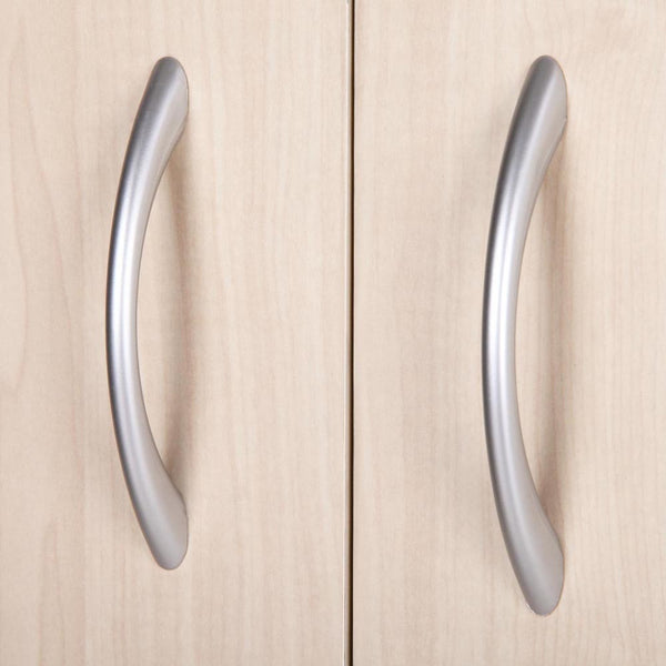 2 Doors Shoe Cabinet Storage Cupboard - Natural Timber