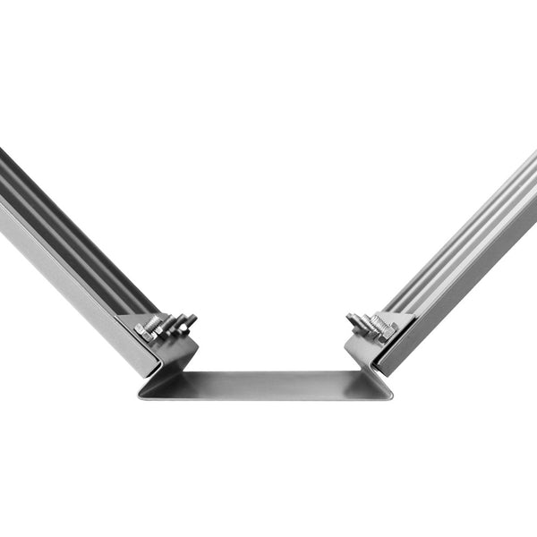 Galvanised Raised Garden Bed 180 x 90cm Aluminium White