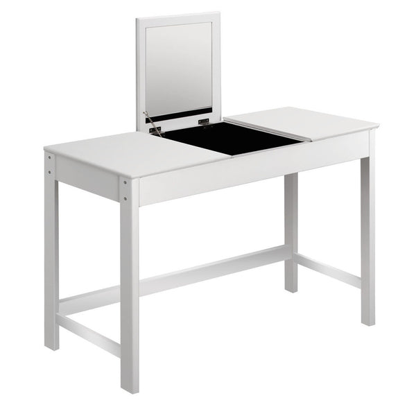 3 Drawer Dressing Table w/ Mirror White