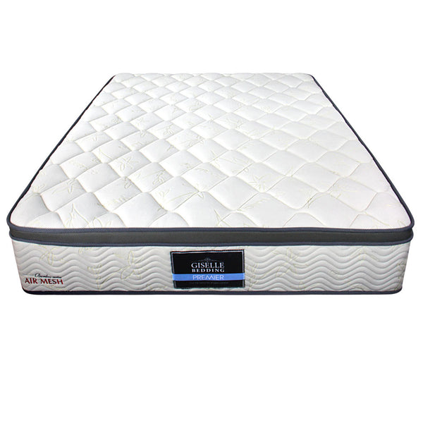 Euro Top Pocket Spring Bamboo Fabric Mattress Queen