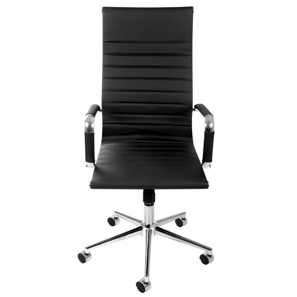 Eames Replica PU Leather High Back Executive Computer Office Chair Black