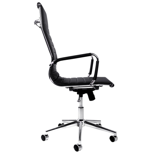 Eames Replica PU Leather High Back Executive Computer Office Chair Black