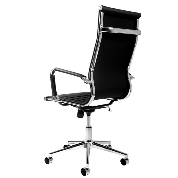 Eames Replica PU Leather High Back Executive Computer Office Chair Black