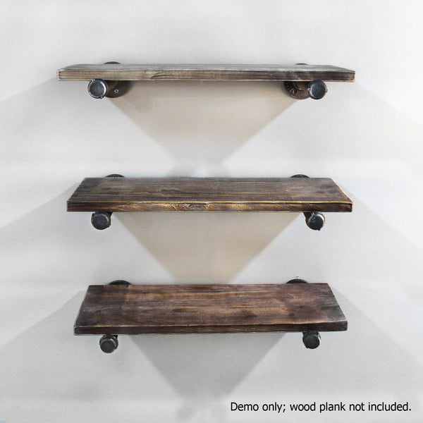 Set of 12 Rustic Vintage Bracket Mount 6"