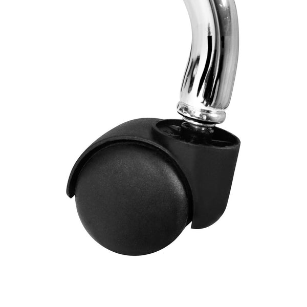 Saddle PU Swivel Salon Stool Black