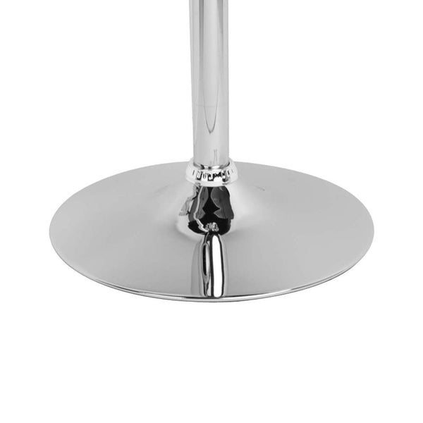 Set of 2 PU Leather Kitchen Bar Stool Red