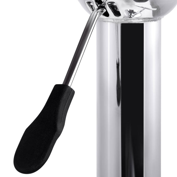 Set of 2 Wooden Kitchen Bar Stool Padded Seat Black