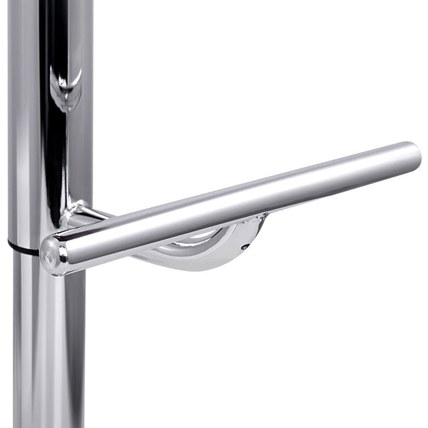 Set of 2 Wooden Kitchen Bar Stool Padded Seat Black