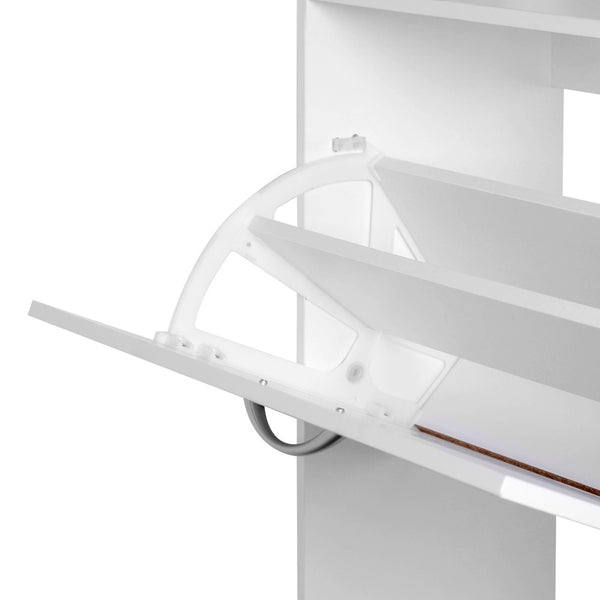 3 Drawers Chest Shoe Cabinet Storage Organizer White