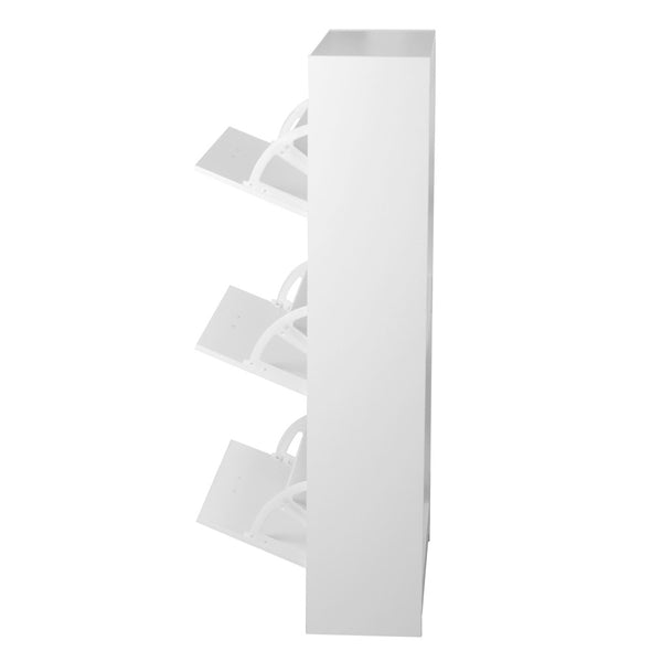 3 Drawers Chest Shoe Cabinet Storage Organizer White