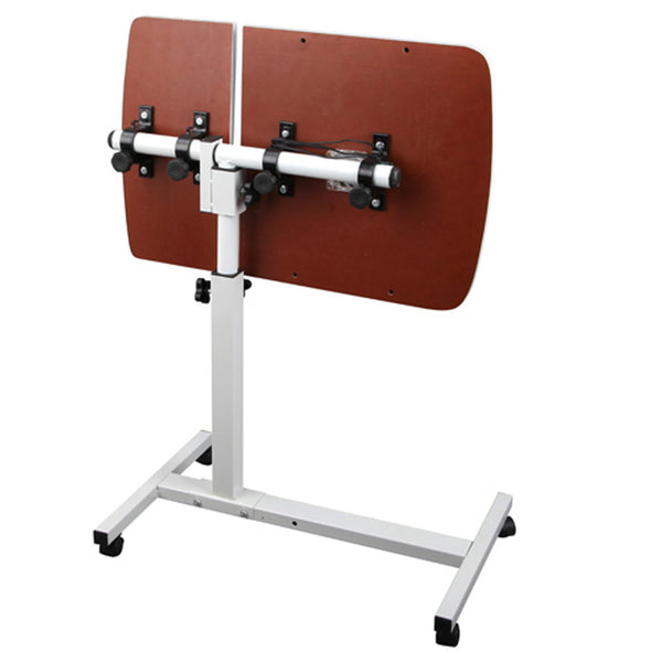 Rotating Mobile Laptop Adjustable Desk w/ USB Cooler White