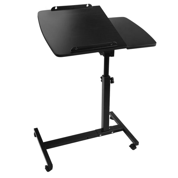 Rotating Mobile Laptop Adjustable Desk Black 