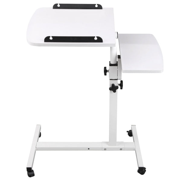 Rotating Mobile Laptop Adjustable Desk White