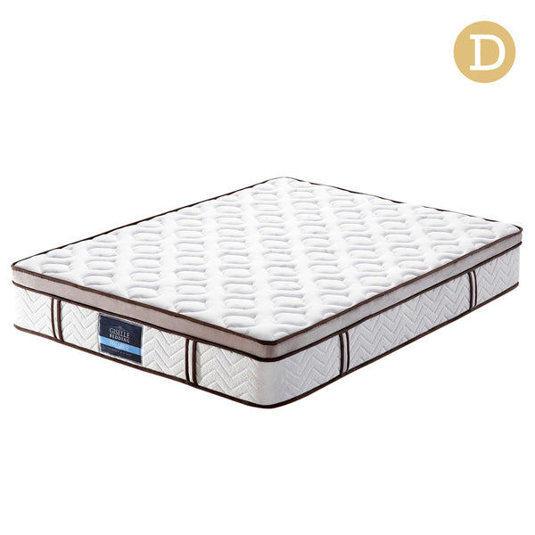 Latex Euro Top Pocket Spring Mattress Back Support Double
