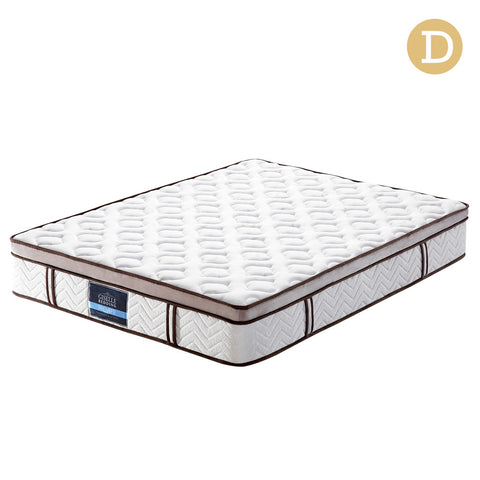 Latex Euro Top Pocket Spring Mattress Back Support Double