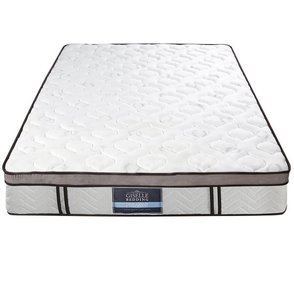 Latex Euro Top Pocket Spring Mattress Back Support Double