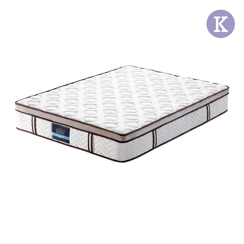 Latex Euro Top Pocket Spring Mattress Back Support King