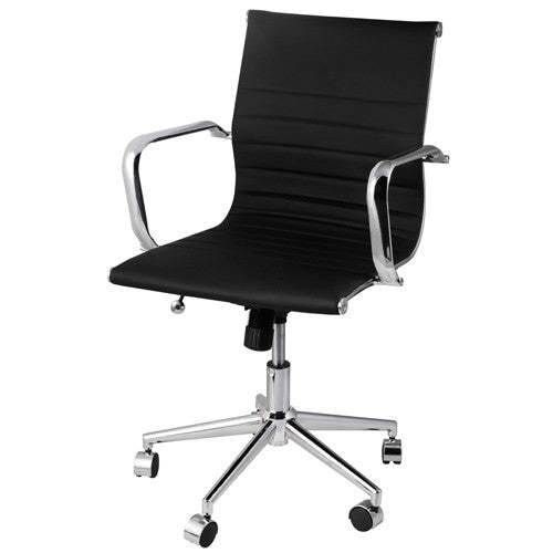 Eames Replica PU Leather Executive Designer Office Chair Black