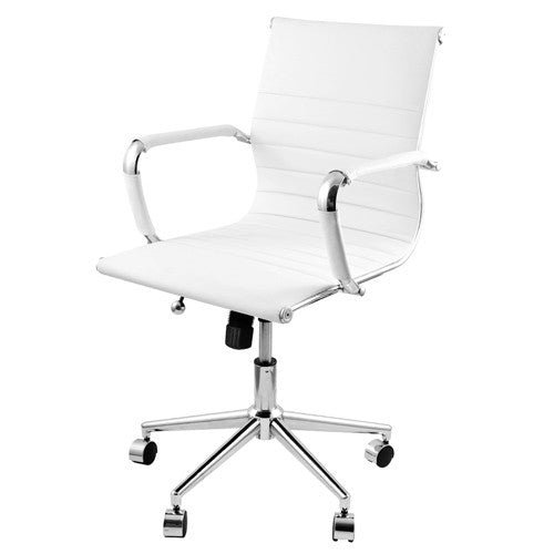 Eames Replica PU Leather Executive Designer Office Chair White