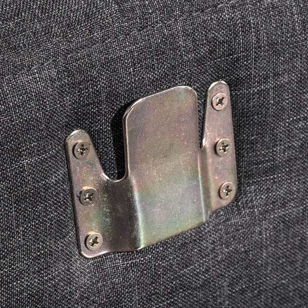 5 Seater Faux Linen Sofa Bed Couch Outdoor Lounges Futon Suite Chaise Grey