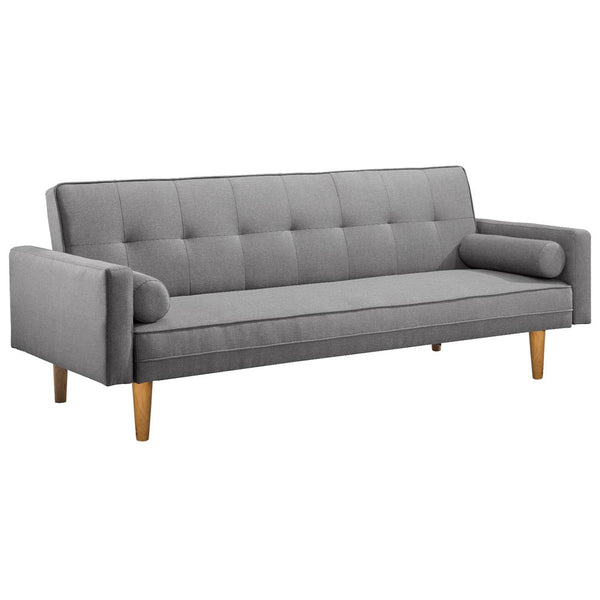 3 Seater Faux Linen Fabric Sofa